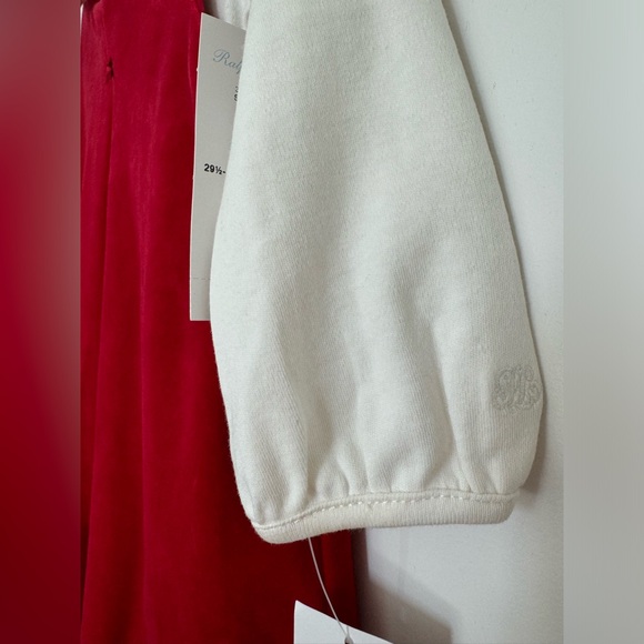 New Baby Ralph Lauren Bodysuit & Velour Dress Set - Picture 3 of 6